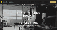 Desktop Screenshot of bugpress.com